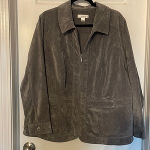 Women’s 2X Grey CJ Banks Work Jacket